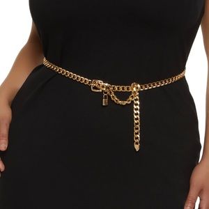 Chain Buckle Plus Size Belt